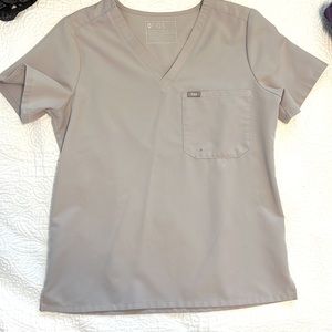 FIGS Slate Medium Catarina Scrub top